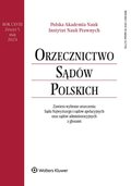 e-prasa: Orzecznictwo Sądów Polskich – e-wydanie – 5/2024