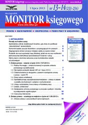 : Monitor Księgowego - e-wydanie – 13/2013