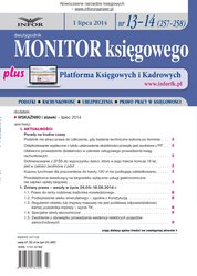 : Monitor Księgowego - e-wydanie – 13-14/2014