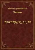 Dziennik 51 52 - ebook