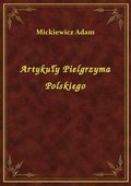 ebooki: Artykuły Pielgrzyma Polskiego - ebook