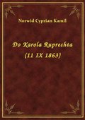 ebooki: Do Karola Ruprechta (11 IX 1863) - ebook