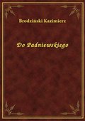 Do Padniewskiego - ebook