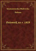 Dziennik za r. 1829 - ebook