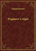 Fragment z elegii - ebook