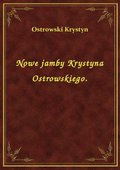 Nowe jamby Krystyna Ostrowskiego. - ebook
