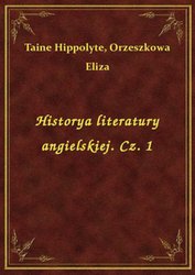: Historya literatury angielskiej. Cz. 1 - ebook