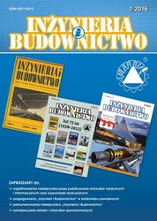 : Inżynieria i Budownictwo  - e-wydanie – 1/2016