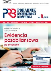 : Poradnik Rachunkowości Budżetowej - e-wydanie – 9/2018