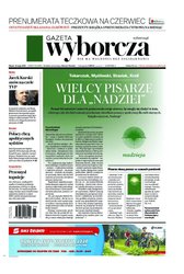 : Gazeta Wyborcza - Warszawa - e-wydanie – 119/2020