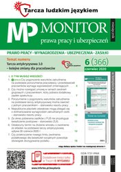 : Monitor Prawa Pracy i Ubezpieczeń - e-wydanie – 6/2020