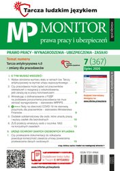 : Monitor Prawa Pracy i Ubezpieczeń - e-wydanie – 7/2020