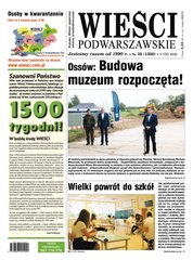 : Wieści Podwarszawskie - e-wydanie – 32/2020